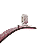Hermss Kelly Bracelet Alligator 6.75ct Diamond 18K White Gold Hardware 0004096