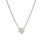 Louis Vuitton Blossom BB Diamond Pendant Necklace 18K White Gold 0004147