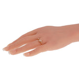 Louis Vuitton Color Blossom Mini Star Mother of Pearl Diamond Ring 18k Rose Gold 0004057