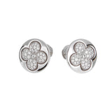 Louis Vuitton Diamond Blossom Sun Ear Stud 18K White Gold Earrings 0004118