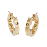 Louis Vuitton Empreinte Monogram Flower Hoop Earrings in 18k Pink Gold 0004060