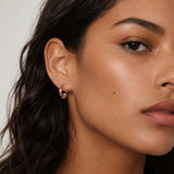 Louis Vuitton Empreinte Monogram Flower Hoop Earrings in 18k Pink Gold 0004060