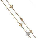Louis Vuitton Louis Vuitton Idylle Blossom Sautoir Necklace 18k Tricolor Gold Diamond 0004056