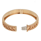 My Dior Cannage Woven Bangle Bracelet 18k Rose Gold 0004032