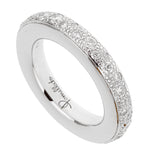 Pomellato Iconica 18k White Gold Diamond Eternity Band Ring 0003683