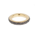 Pomellato Iconica Black Diamond 18k Rose Gold Eternity Band Ring 0003685