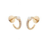 Pomellato M'ama Non M'ama 18k Rose Gold Diamond Earrings 0003684