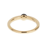 Pomellato M'ama Non M'ama 18k Rose Gold Onyx Diamond Ring Sz 6 0003699