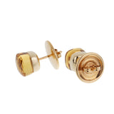 Pomellato Nudo Citrine 18k Yellow Gold Stud Earrings 0003700