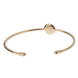 Pomellato Sabbia 18k Rose Gold Brown Diamond Cuff Bangle Bracelet