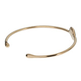 Pomellato Sabbia 18k Rose Gold Brown Diamond Cuff Bangle Bracelet