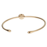 Pomellato Sabbia 18k Rose Gold Pave Diamond Cuff Bangle Bracelet