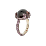 Pomellato Tourmaline Pink Sapphire Rose Gold Cocktail Ring Sz 6 0004084