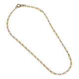 Pomellato Vintage 18k Figaro Yellow Gold Chain Necklace 0003639