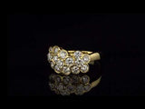 Van Cleef and Arpels Fleurette Diamond Yellow Gold Ring