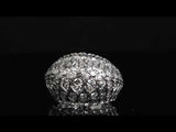Cartier Pluie Diamond Bombe White Gold Cocktail Ring