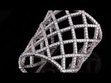 Boucheron 64.47ct Weave Diamond White Gold Cuff