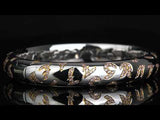 Graff Fancy Pink Diamond 18k White Gold Bangle Bracelet