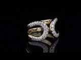 Hermes Diamond H Yellow Gold Ring