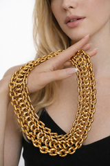 Ralph Lauren Purple Label Chunky Chain 18k Yellow Gold Necklace 0003901