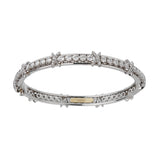 Tiffany & Co. Schlumberger Sixteen Stone Bangle in Platinum with 4.32ct Diamonds 0004095