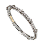 Tiffany & Co. Schlumberger Sixteen Stone Bangle in Platinum with 4.32ct Diamonds 0004095