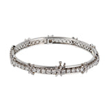 Tiffany & Co. Schlumberger Sixteen Stone Bangle in Platinum with 4.32ct Diamonds 0004095