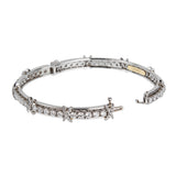 Tiffany & Co. Schlumberger Sixteen Stone Bangle in Platinum with 4.32ct Diamonds 0004095
