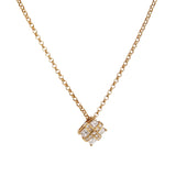 Valentino Diamond Charm Pendant Necklace 18k Yellow Gold 0003886