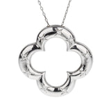 Van Cleef and Arpels Vintage Alhambra Diamond 18k White Gold Necklace 0003889