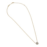 Van Cleef & Arpels Fleurette Diamond Pendant 18k Yellow Gold Necklace 0003648