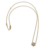Van Cleef & Arpels Fleurette Diamond Pendant 18k Yellow Gold Necklace 0003648