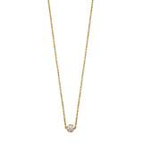 Van Cleef & Arpels Fleurette Diamond Yellow Gold Pendant Necklace