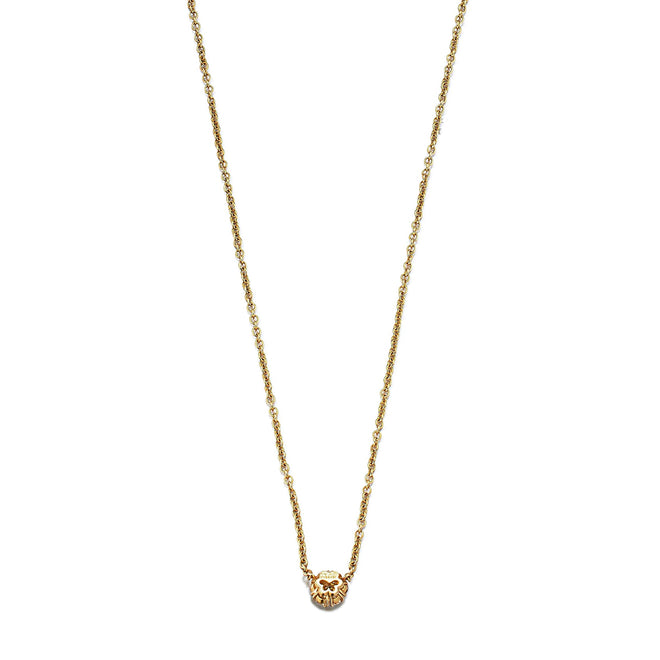 Van Cleef & Arpels Fleurette Diamond Yellow Gold Pendant Necklace