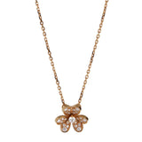 Van Cleef & Arpels Frivole Diamond Pendant Necklace in 18k Yellow Gold, Mini Model 0004065
