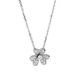 Van Cleef & Arpels Frivole Pendant, Mini Model, 18K White Gold with Diamonds 0004089