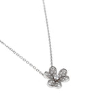 Van Cleef & Arpels Frivole Pendant, Mini Model, 18K White Gold with Diamonds 0004089