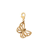 Van Cleef & Arpels Openwork Butterfly Diamond Gold Charm 158gjs8cds