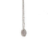 Van Cleef & Arpels Perle Diamond Pendant Necklace 18K White Gold 0003982
