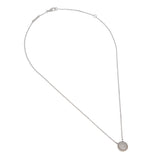 Van Cleef & Arpels Perle Diamond Pendant Necklace 18K White Gold 0003982