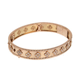 Van Cleef & Arpels Perlee Clovers Rose Gold Diamond Large Bracelet 0004137