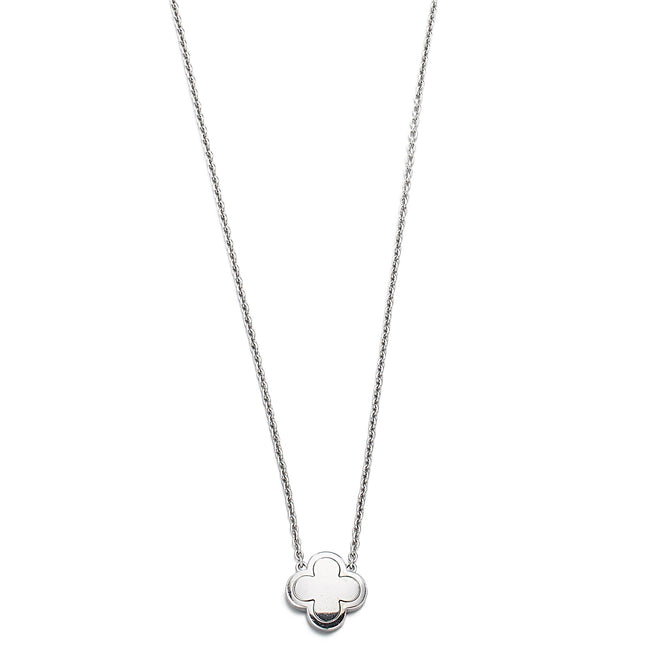 Van Cleef & Arpels Pure Alhambra Diamond White Gold Pendant Necklace