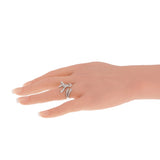 Van Cleef & Arpels Ruban Diamond Bow Ring 18K White Gold k1trtbsh3