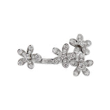 Van Cleef & Arpels Socrate Between the Finger Diamond Ring 18k White Gold 0004054