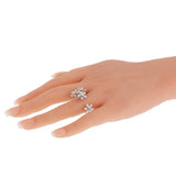 Van Cleef & Arpels Socrate Between the Finger Diamond Ring 18k White Gold 0004054