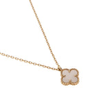 Van Cleef & Arpels Sweet Alhambra Mother-of-Pearl Pendant 18K Yellow Gold 0004034