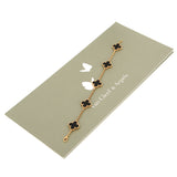 Van Cleef & Arpels Vintage Alhambra 18k Yellow Gold Bracelet, 5 Motifs Onyx 0003984
