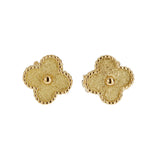 Van Cleef & Arpels Vintage Alhambra 18K Yellow Gold Earrings