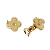 Van Cleef & Arpels Vintage Alhambra 18K Yellow Gold Earrings