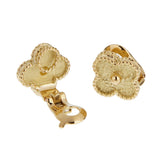 Van Cleef & Arpels Vintage Alhambra 18K Yellow Gold Earrings